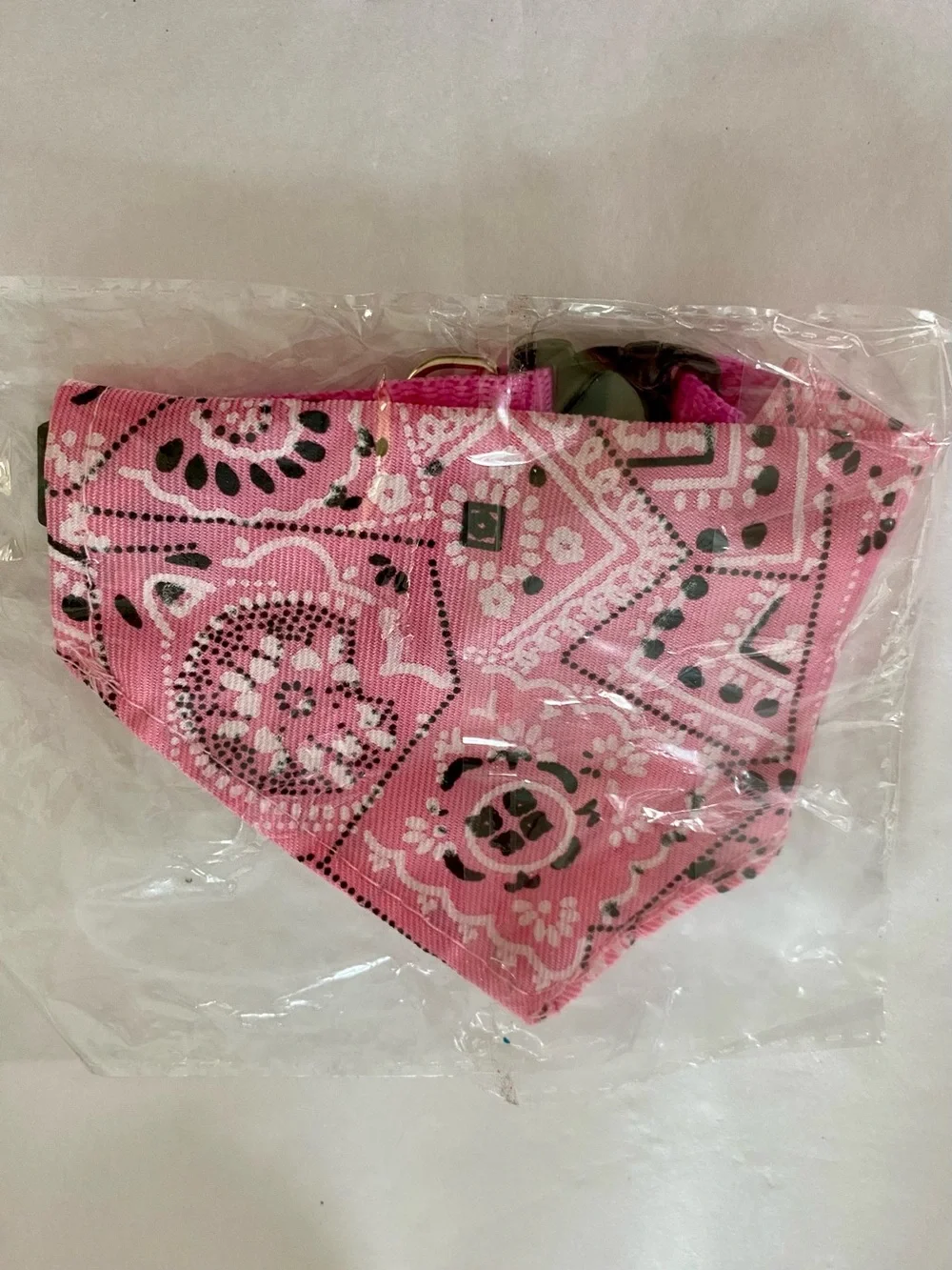 10” Bandana Pet Collar in Pink - XS
